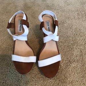 White Steve Madden Wedges sz. 6.5